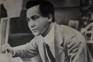 Sukarno saat menjadi mahasiswa Perguruan Tinggi Teknik (Technische Hogeschool, kini ITB), tahun 1922. 