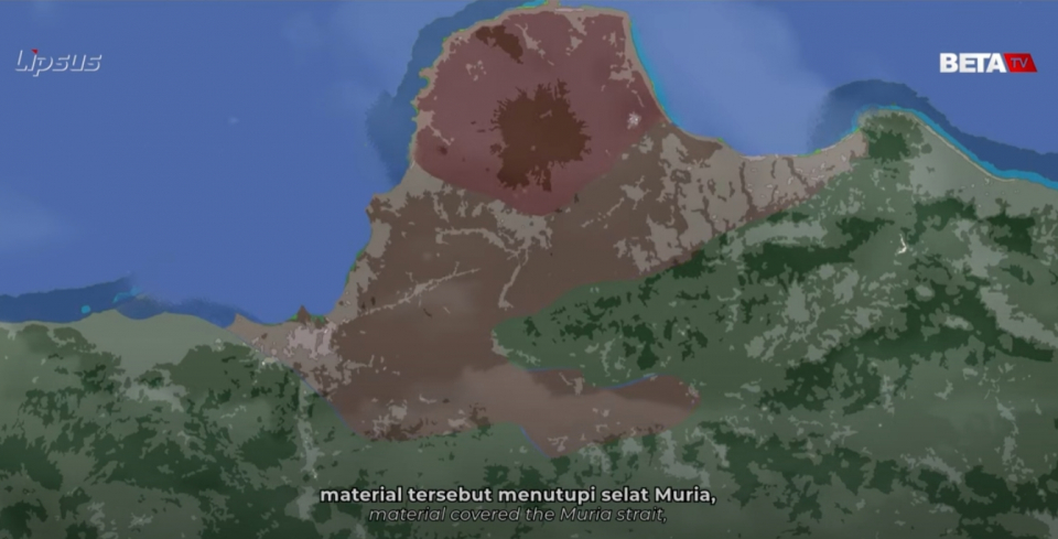 Selat Muria, Perairan yang Tertutup Sedimen dari Gunung Vulkanik Menjadi Daratan