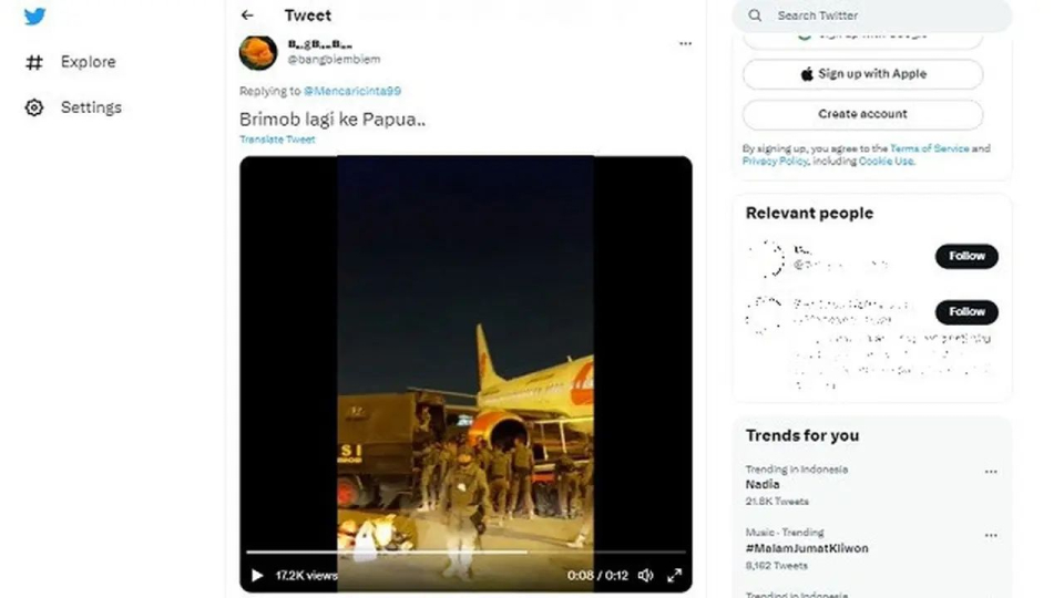 Viral Video Tentara China Masuk Indonesia Naik Pesawat Lion Air, Warganet: Dagelan Nih yang Posting
